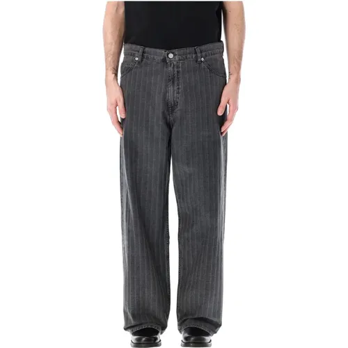 Men's Clothing Jeans Grey Torino Stripe Ss24 , male, Sizes: L - Our Legacy - Modalova