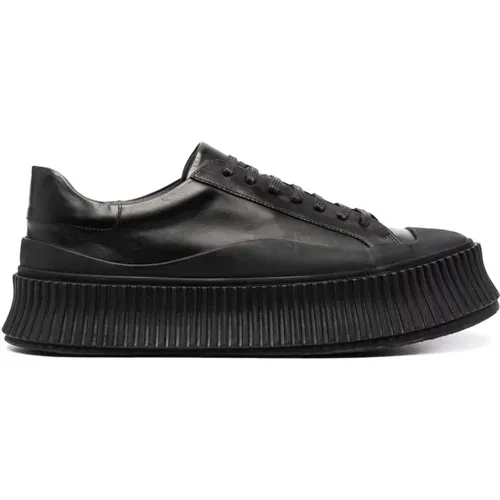 Leather Elegant Trainers , female, Sizes: 3 UK - Jil Sander - Modalova