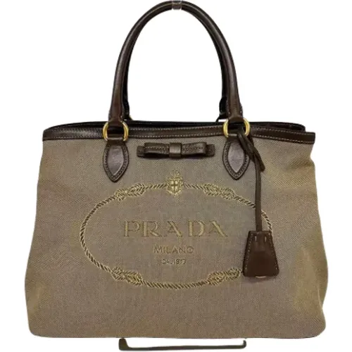 Pre-owned Canvas prada-bags , female, Sizes: ONE SIZE - Prada Vintage - Modalova