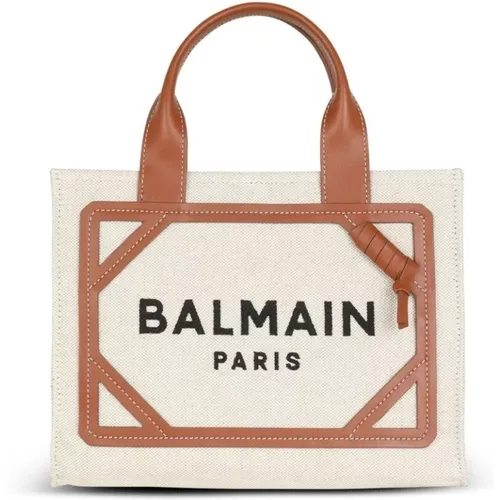 B-Army Small Shopping Bag , female, Sizes: ONE SIZE - Balmain - Modalova