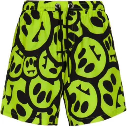 Fluorescent Swim Boxer Shorts , male, Sizes: L - Barrow - Modalova
