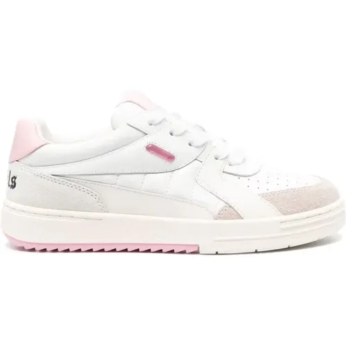 Pink Palm University Low-Top Sneakers , female, Sizes: 6 UK - Palm Angels - Modalova
