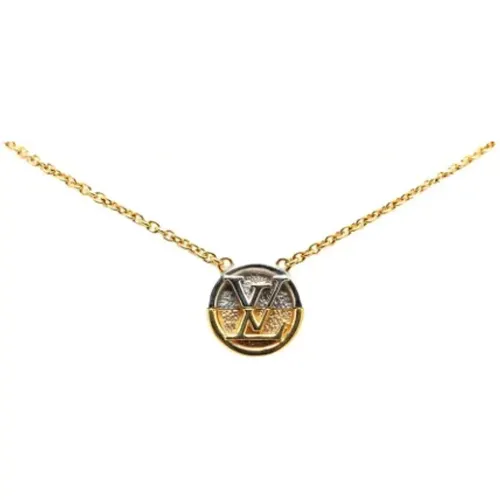 Pre-owned Metal necklaces , female, Sizes: ONE SIZE - Louis Vuitton Vintage - Modalova