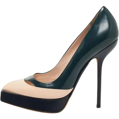 Pre-owned Leather heels , female, Sizes: 6 1/2 UK - Dior Vintage - Modalova