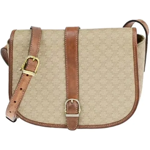 Pre-owned Canvas celine-bags , female, Sizes: ONE SIZE - Celine Vintage - Modalova