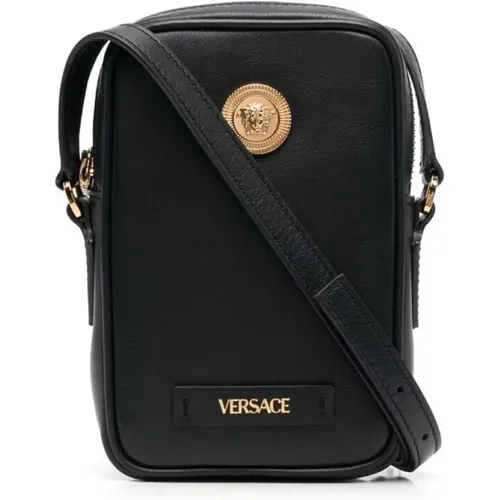 Schwarze Taschen , Damen, Größe: ONE Size - Versace - Modalova