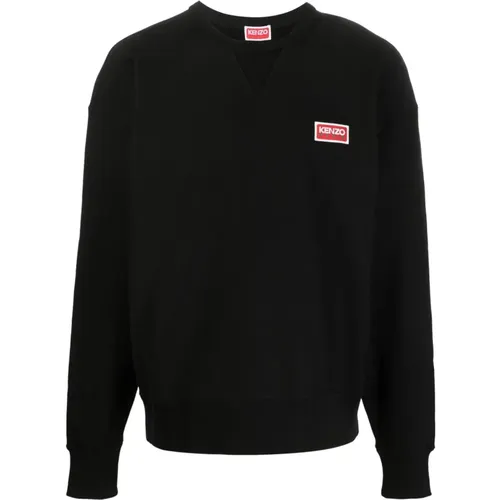 Sweatshirts,Schwarzer Streetwear-Sweatshirt mit Vintage-Touch - Kenzo - Modalova