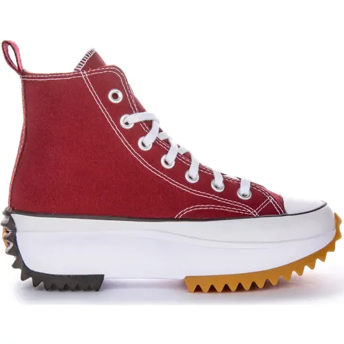 Maroon Platform Hiking Sneakers , female, Sizes: 7 1/2 UK, 6 UK, 9 UK, 7 UK - Converse - Modalova
