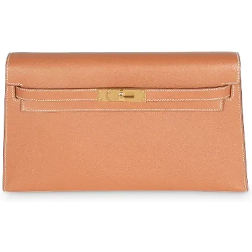 Pre-owned Leder clutches - Hermès Vintage - Modalova