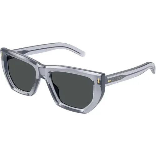 Grey Grey Sunglasses Gg1520S , male, Sizes: 53 MM - Gucci - Modalova