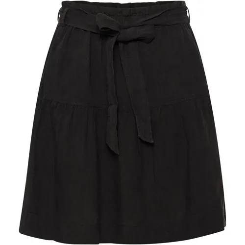 Feminine Skirt with Elastic Waistband and Tie , female, Sizes: M, XS, S, L, XL - Part Two - Modalova