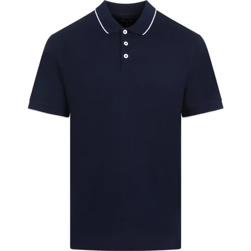Ubwf BLU Notte Polo Shirt , Herren, Größe: XL - Giorgio Armani - Modalova