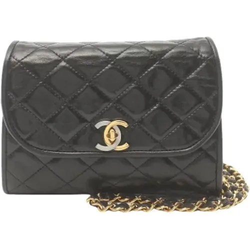 Pre-owned Leather chanel-bags , female, Sizes: ONE SIZE - Chanel Vintage - Modalova