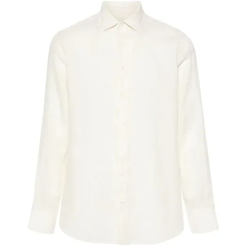 Weißes Herrenhemd , Herren, Größe: 3XL - Lardini - Modalova