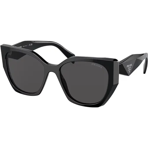 Stylish Sunglasses Dark Grey , female, Sizes: 55 MM - Prada - Modalova