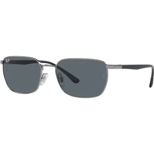 Gunmetal/Blue Sonnenbrille RB 3684 Stil , unisex, Größe: 58 MM - Ray-Ban - Modalova