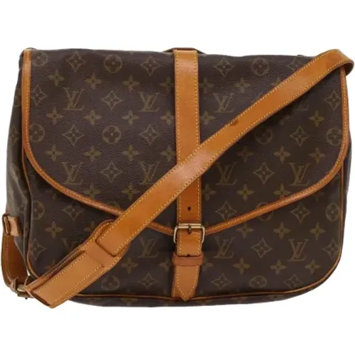 Pre-owned Canvas shoulder-bags , female, Sizes: ONE SIZE - Louis Vuitton Vintage - Modalova