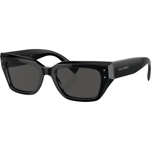 Grey Sunglasses Dg4462 , female, Sizes: 52 MM - Dolce & Gabbana - Modalova