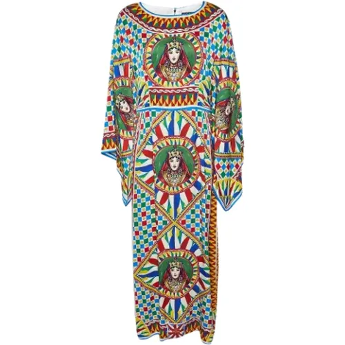 Pre-owned Silk dresses , female, Sizes: L - Dolce & Gabbana Pre-owned - Modalova