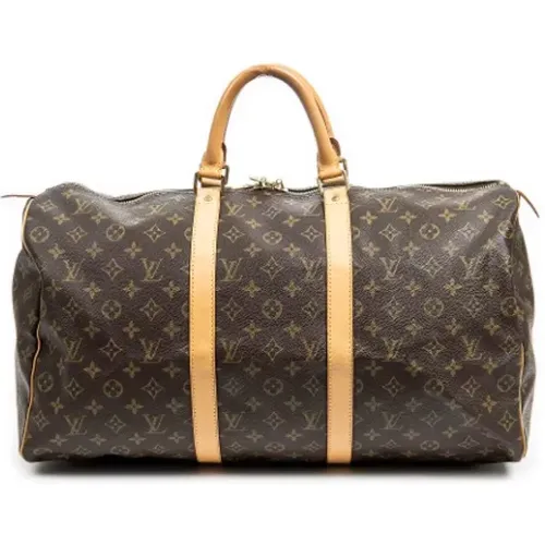 Pre-owned Canvas travel-bags , female, Sizes: ONE SIZE - Louis Vuitton Vintage - Modalova