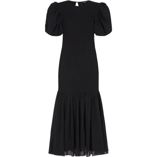 Chiffon Puff Sleeve Dress , female, Sizes: L, M - Rotate Birger Christensen - Modalova