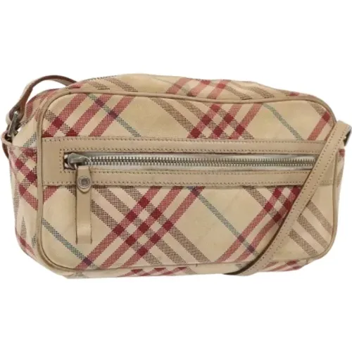 Pre-owned Canvas shoulder-bags , female, Sizes: ONE SIZE - Burberry Vintage - Modalova