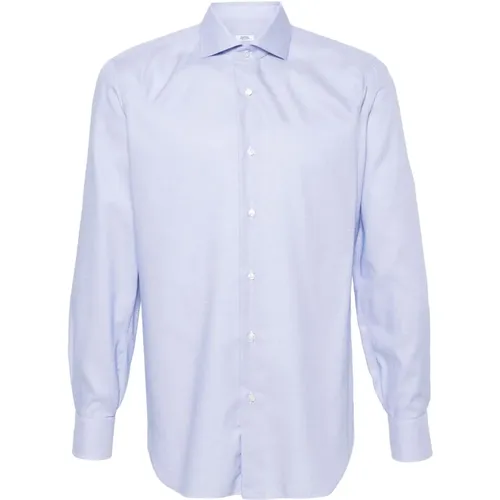 Italian Cotton Shirt, 100% Cotton , male, Sizes: 3XL, 4XL, L, 5XL, M, XL, 2XL - Barba - Modalova