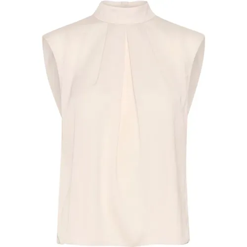 Elegante Nixie Top Bluse French Nougat , Damen, Größe: M - InWear - Modalova