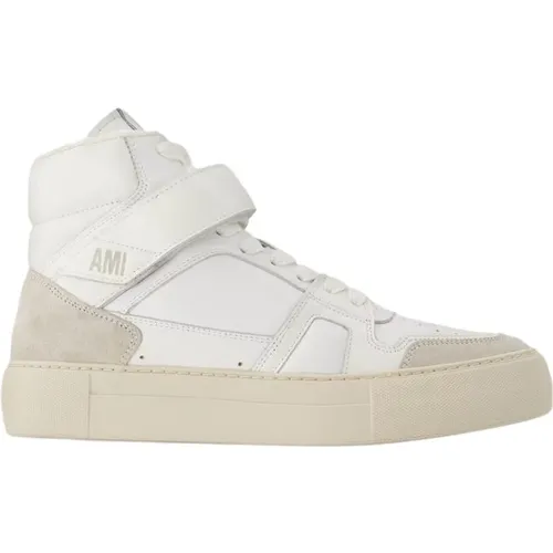 Leather High-Top ADC Sneakers , unisex, Sizes: 2 UK, 10 UK, 9 UK - Ami Paris - Modalova