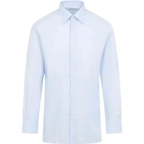 Sky Cotton Shirt , male, Sizes: L - Brioni - Modalova