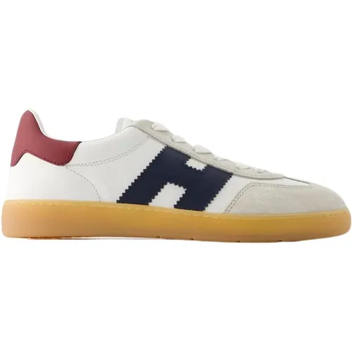 Sleek Calfskin Sneakers , male, Sizes: 8 UK, 11 UK, 9 UK, 10 UK - Hogan - Modalova