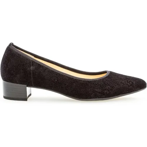 Schwarze Slip-On Moderne Loafers , Damen, Größe: 38 EU - Gabor - Modalova