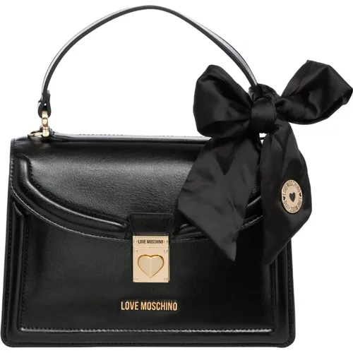 Verstellbare Handtasche mit abnehmbarem Riemen - Love Moschino - Modalova