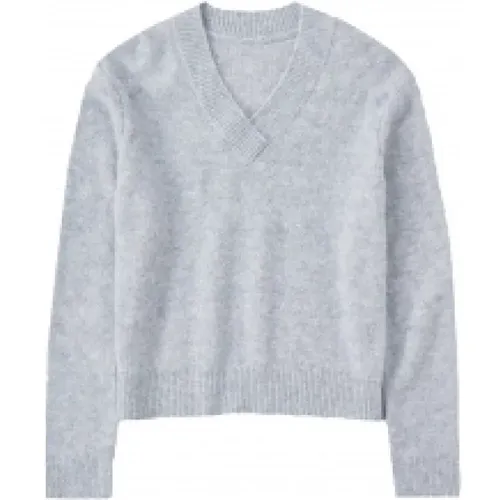 Soft and Warm V-Neck Sweater , female, Sizes: M, XS - closed - Modalova