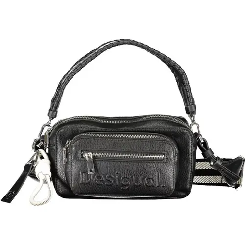 Polyethylene Shoulder Bag with Removable Handle and Adjustable Strap , female, Sizes: ONE SIZE - Desigual - Modalova