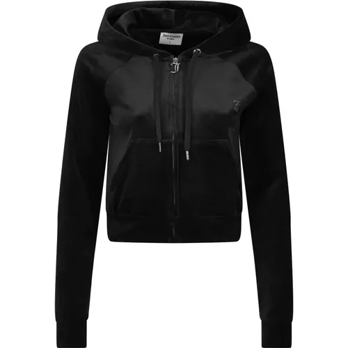 Schwarze Madison Hoodies für Frauen , Damen, Größe: XS - Juicy Couture - Modalova