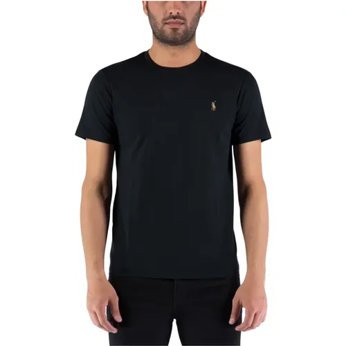 Basic Custom Crew Neck T-shirt , male, Sizes: XS - Ralph Lauren - Modalova