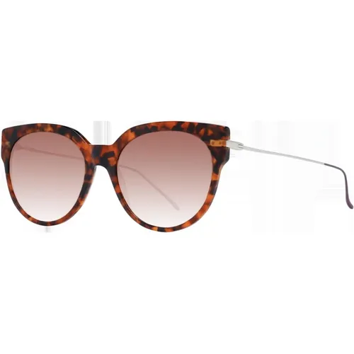 Braune Gradient Runde Sonnenbrille für Frauen - Scotch & Soda - Modalova