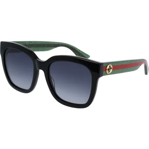 Stilvolle Sonnenbrille Gg0034Sn Farbe 002 , Damen, Größe: 54 MM - Gucci - Modalova
