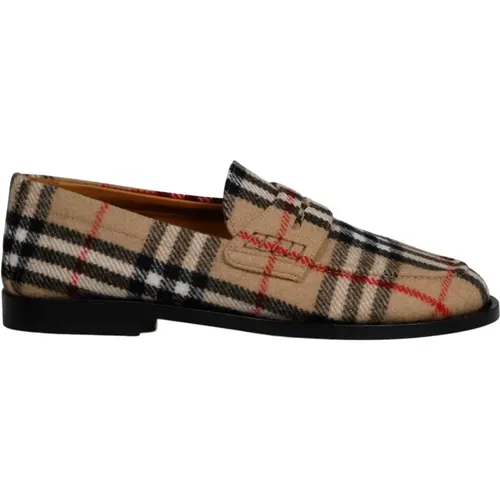 Karo Wollfilz Loafers Burberry - Burberry - Modalova