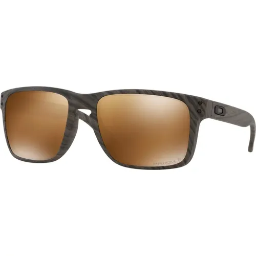 Woodgrain Sunglasses with Prizm Tungsten Lens , male, Sizes: 59 MM - Oakley - Modalova