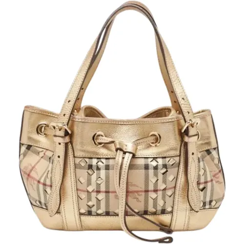 Pre-owned Leather totes , female, Sizes: ONE SIZE - Burberry Vintage - Modalova