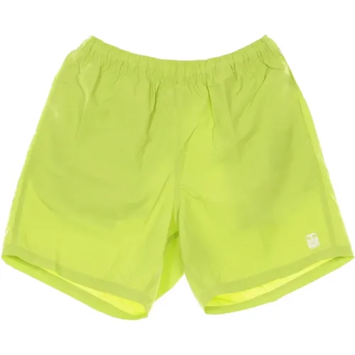 Leichte Elastische Taille Shorts Key Lime , Herren, Größe: S - Obey - Modalova