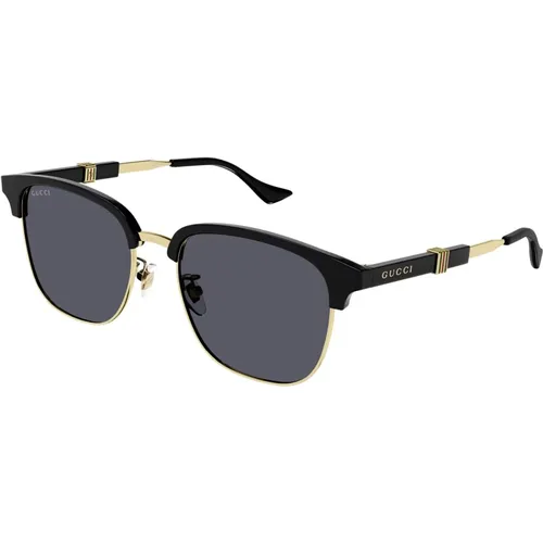 Gold/Graue Sonnenbrille Gg1499Sk - Gucci - Modalova