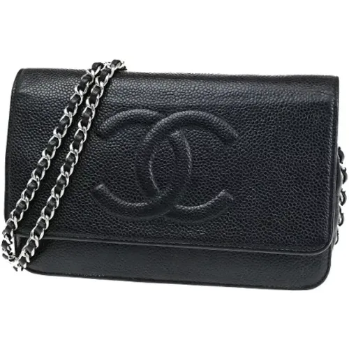 Pre-owned Leather chanel-bags , female, Sizes: ONE SIZE - Chanel Vintage - Modalova