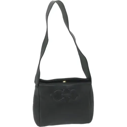 Pre-owned Leather shoulder-bags , female, Sizes: ONE SIZE - Salvatore Ferragamo Pre-owned - Modalova