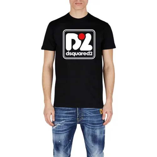 Men`s T-Shirt , male, Sizes: L, S, M - Dsquared2 - Modalova