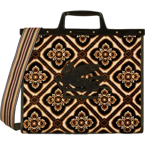 Stylish Shopper Bag with P1P03871081 , female, Sizes: ONE SIZE - ETRO - Modalova