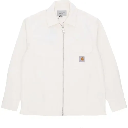Stylische Rainer Shirt Jacket Off White , Herren, Größe: L - Carhartt WIP - Modalova