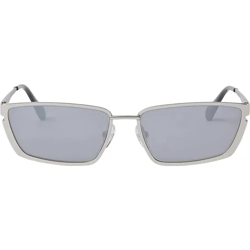 Richfield Cat-Eye Sonnenbrille , unisex, Größe: 56 MM - Off White - Modalova